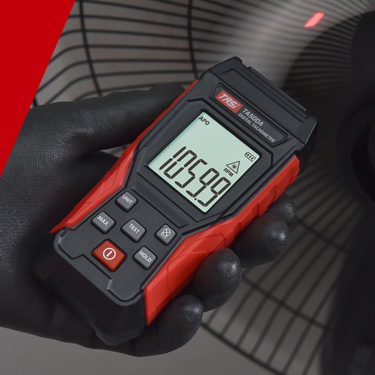 TASI TA500A Optical Measurement Laser Tachometer Digital Display Measuring Speed Meter - Tachometers & Anemometer by TASI | Online Shopping South Africa | PMC TechLife | Buy Now Pay Later Mobicred
