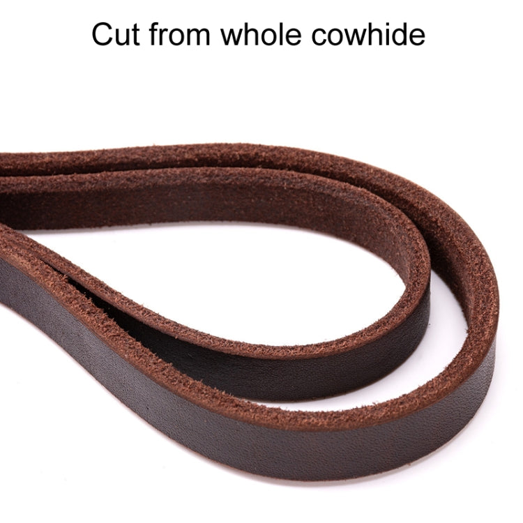 1.2 x 250cm Pet Outing Cowhide Towing Leash Dog Training Harness(Iron Hook) - Leashes & Chest Strap by PMC TechLife | Online Shopping South Africa | PMC TechLife | Buy Now Pay Later Mobicred
