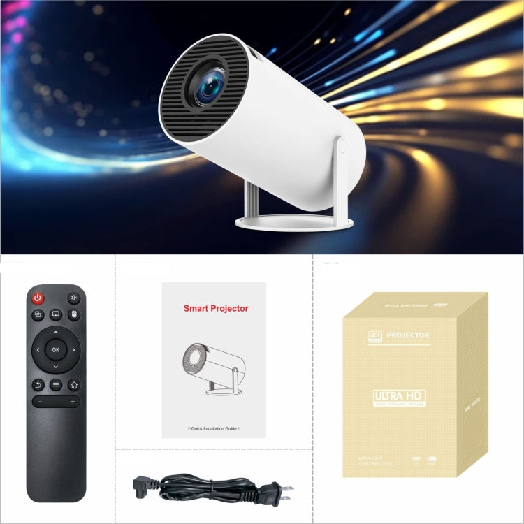 HY300 PRO Smart Projector Android 11.0 System 120 Lumen Portable Projector(UK Plug) - Mini Projector by PMC TechLife | Online Shopping South Africa | PMC TechLife | Buy Now Pay Later Mobicred