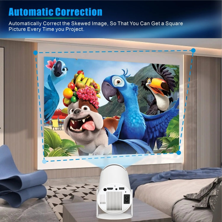HY300 PRO Smart Projector Android 11.0 System 120 Lumen Portable Projector(UK Plug) - Mini Projector by PMC TechLife | Online Shopping South Africa | PMC TechLife | Buy Now Pay Later Mobicred