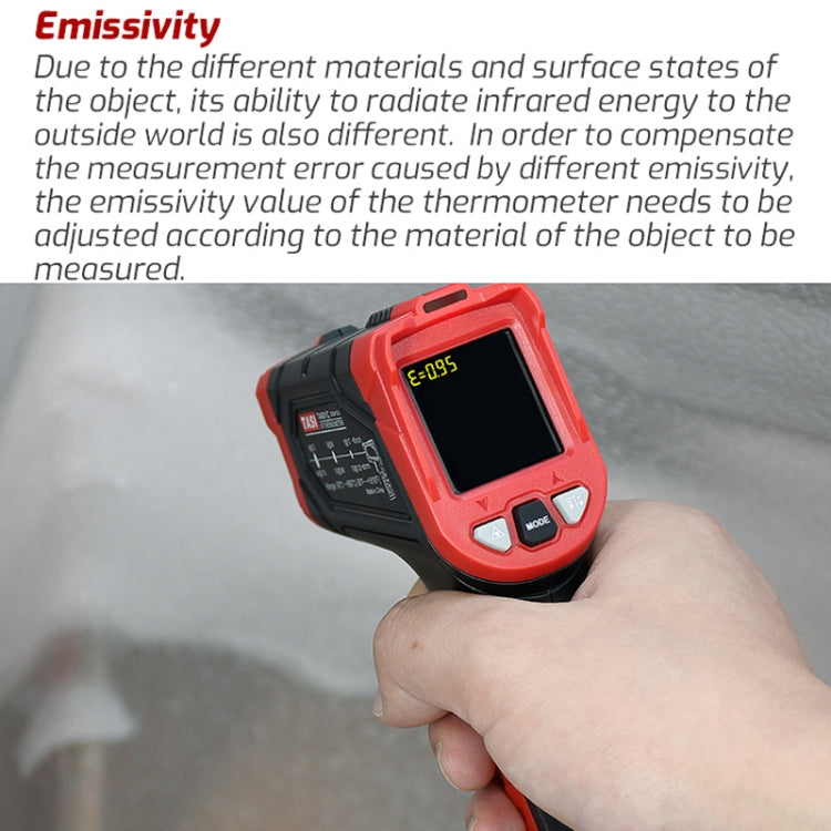 TASI TA601C -50-880 Degrees Celsius Infrared Thermometer Electronic Color Screen Thermometer - free shipping - PMC TechLife - Order now!