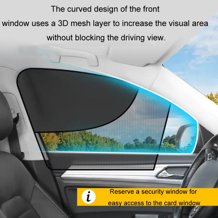 Car Magnetic Summer Sun Protection Insulating Privacy Curtain, Specification: Rear Window Square - Window Foils & Solar Protection by PMC TechLife | Online Shopping South Africa | PMC TechLife | Buy Now Pay Later Mobicred
