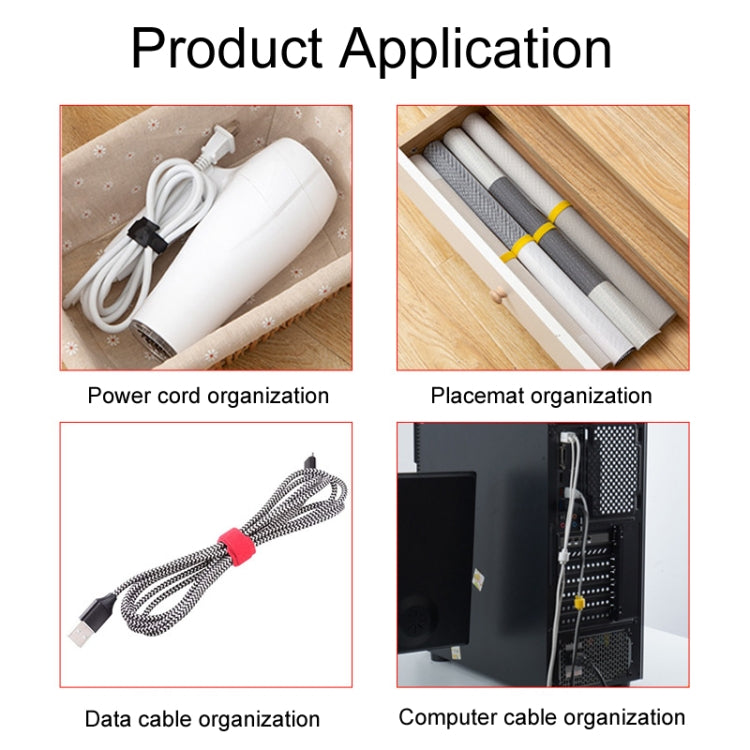 20pcs Nylon Fixed Packing Tying Strap Data Cable Storage Bundle, Model: 10 x 150mm Black - Cable Organizer by PMC Jewellery | Online Shopping South Africa | PMC Jewellery | Buy Now Pay Later Mobicred