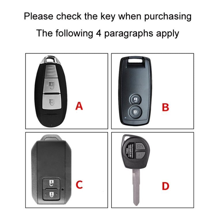 For Suzuki D Car Key Cover Multifunctional Keychain Anti-lost Number Plate - Car Key Cases by PMC TechLife | Online Shopping South Africa | PMC TechLife | Buy Now Pay Later Mobicred