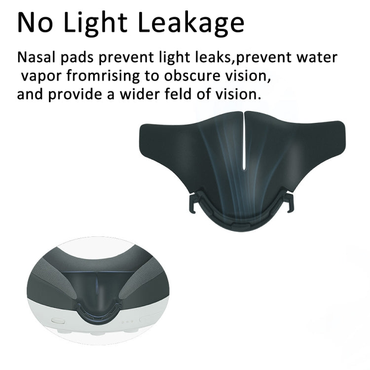 For Meta Quest 3 VR Blackout Nose Pad Mask Face Pad Cover, Spec: 2pcs /Set - VR Accessories by PMC TechLife | Online Shopping South Africa | PMC TechLife | Buy Now Pay Later Mobicred