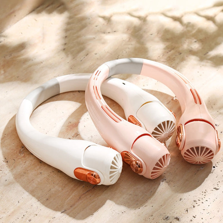 Mini Silicone Neck Fan Portable USB Student Outdoor Adjustable Fan(White) - Electric Fans by PMC TechLife | Online Shopping South Africa | PMC TechLife | Buy Now Pay Later Mobicred