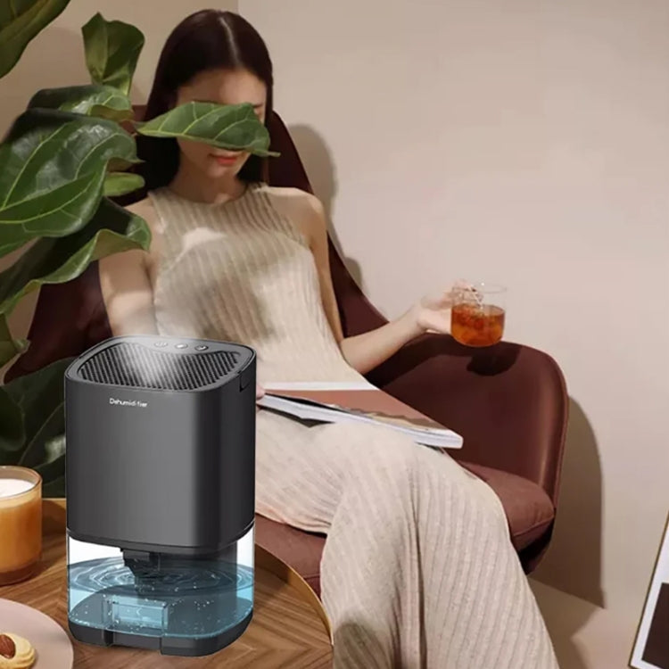 1L 36W Air Dehumidifier for Home Damp Drying Clothes with 7 colors Light US Plug(White) - free shipping - PMC TechLife - Order now!