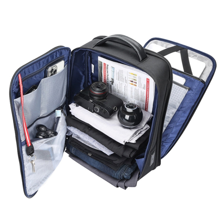 Bopai 61-19011 Large Capacity Waterproof Travel Laptop Backpack With USB+Type-C Port(Black) - free shipping - PMC Jewellery - Order now!