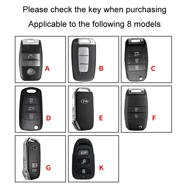 For Kia Car Key Cover Multifunctional Keychain Anti-lost Number Plate, Style: F - Car Key Cases by PMC TechLife | Online Shopping South Africa | PMC TechLife | Buy Now Pay Later Mobicred
