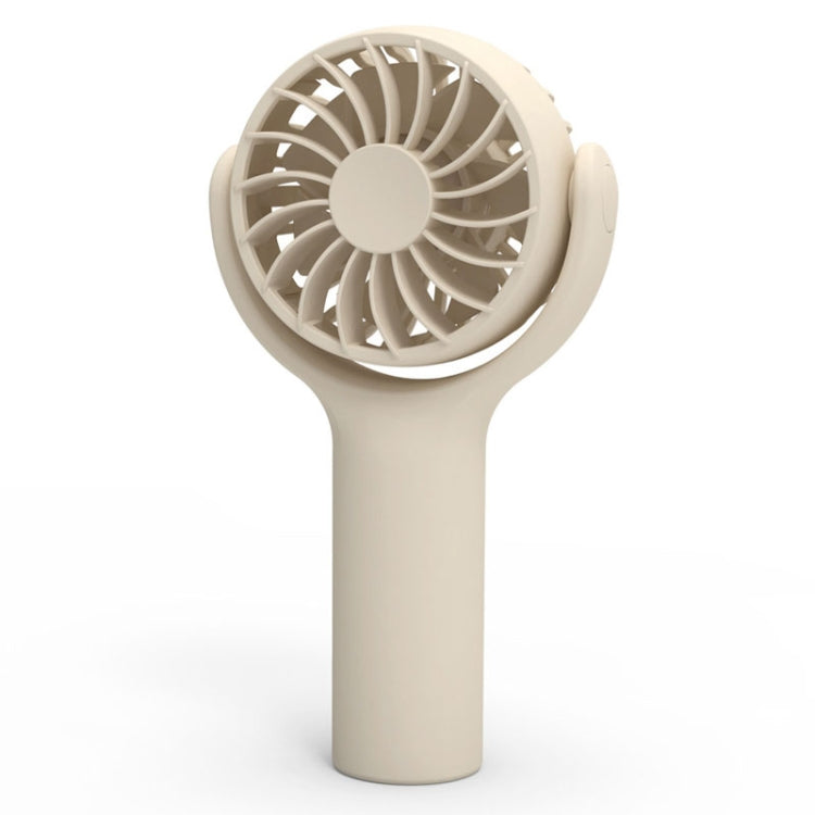 Mini Handheld Small Fan Rechargeable Mute Desktop Portable Fan(Khaki) - Electric Fans by PMC TechLife | Online Shopping South Africa | PMC TechLife | Buy Now Pay Later Mobicred