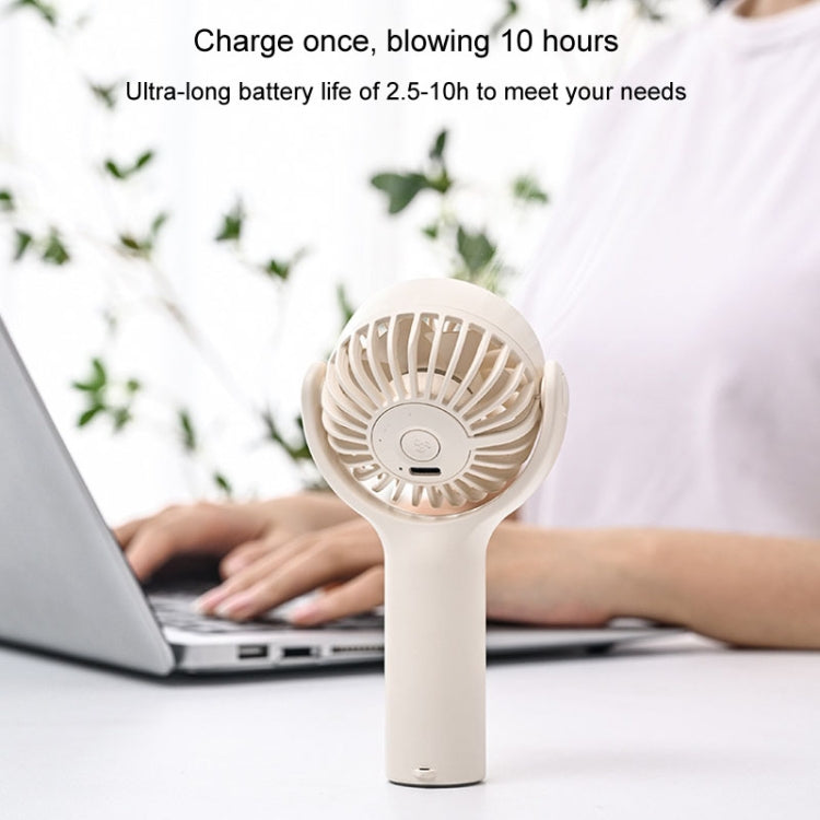Mini Handheld Small Fan Rechargeable Mute Desktop Portable Fan(Pink) - Electric Fans by PMC TechLife | Online Shopping South Africa | PMC TechLife | Buy Now Pay Later Mobicred