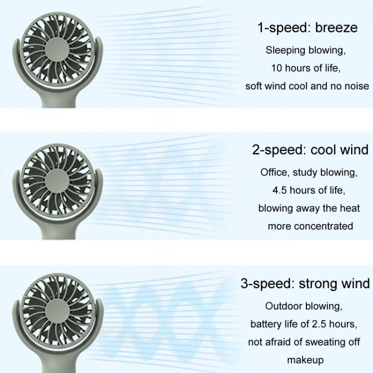 Mini Handheld Small Fan Rechargeable Mute Desktop Portable Fan(Pink) - Electric Fans by PMC TechLife | Online Shopping South Africa | PMC TechLife | Buy Now Pay Later Mobicred