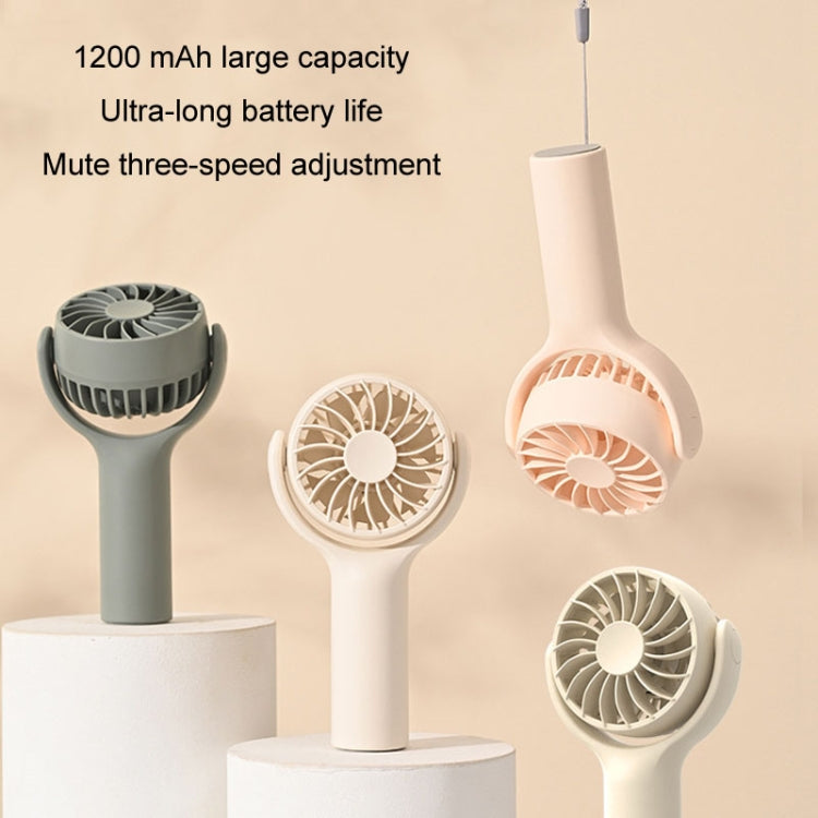 Mini Handheld Small Fan Rechargeable Mute Desktop Portable Fan(Pink) - Electric Fans by PMC TechLife | Online Shopping South Africa | PMC TechLife | Buy Now Pay Later Mobicred