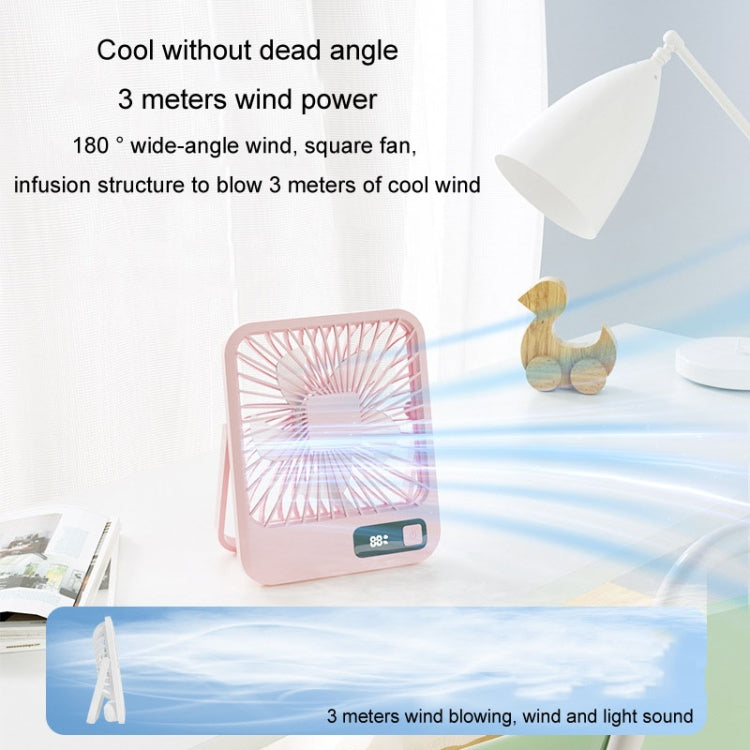 Home Desktop Wall Mounted Fan USB Portable Desktop Mini Fan(White) - Electric Fans by PMC TechLife | Online Shopping South Africa | PMC TechLife | Buy Now Pay Later Mobicred