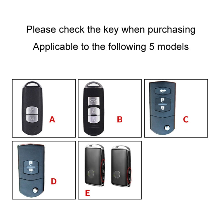 For Mazda Car Key Mover Multifunctional Keychain Anti-lost Number Plate(D) - Car Key Cases by PMC TechLife | Online Shopping South Africa | PMC TechLife | Buy Now Pay Later Mobicred