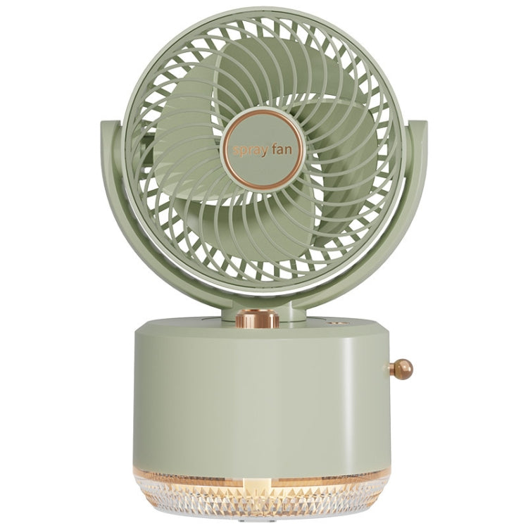 USB Charging Cooler Air Conditioning Fan Desktop Cooling Fan Swing Humidifier(Green) - Electric Fans by PMC TechLife | Online Shopping South Africa | PMC TechLife | Buy Now Pay Later Mobicred