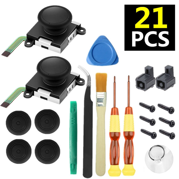 21 In 1 Kit For Nintendo Switch Joycon Joystick Thumb Stick Repair Tool - Switch Spare Parts by PMC TechLife | Online Shopping South Africa | PMC TechLife | Buy Now Pay Later Mobicred