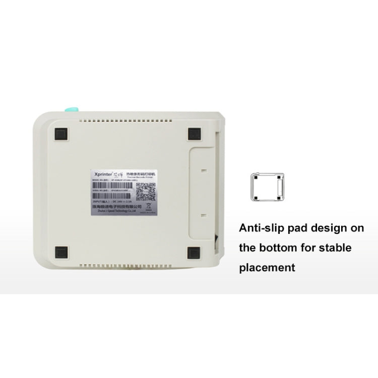 Xprinter XP-450B USB Port Supermarket Cashier Barcode Thermal Printer(US Plug) - free shipping - PMC TechLife - Order now!