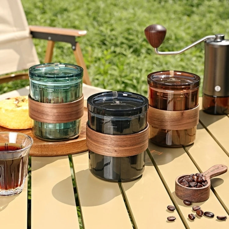 3 In 1 Pour Over Coffee Maker with Filter Cup for Camping Travel Office Gradient Black - free shipping - PMC TechLife - Order now!