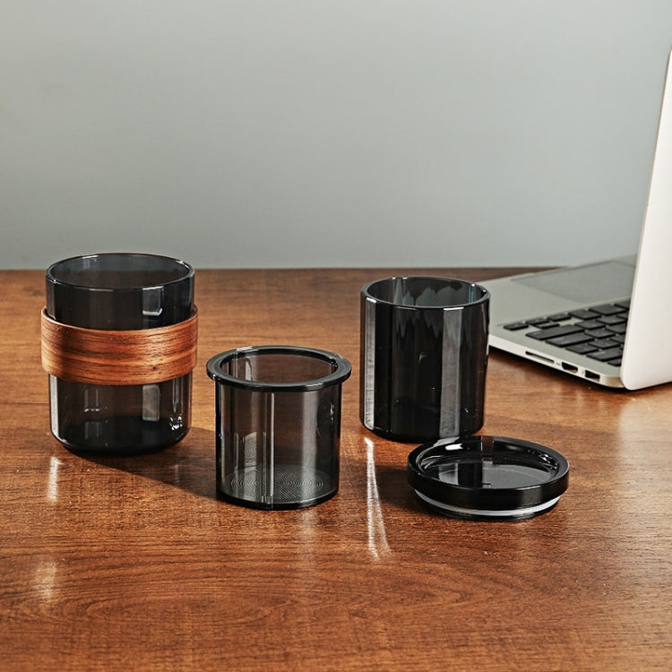 3 In 1 Pour Over Coffee Maker with Filter Cup for Camping Travel Office Gradient Black - free shipping - PMC TechLife - Order now!