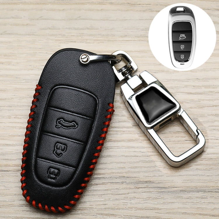 For Hyundai Car Key Cover Multifunctional Keychains Anti-lost Number Plates, Style: J - Car Key Cases by PMC TechLife | Online Shopping South Africa | PMC TechLife | Buy Now Pay Later Mobicred