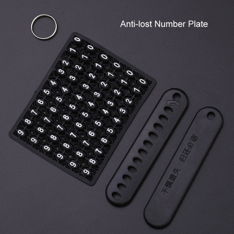 For Hyundai Car Key Cover Multifunctional Keychains Anti-lost Number Plates, Style: J4 - Car Key Cases by PMC TechLife | Online Shopping South Africa | PMC TechLife | Buy Now Pay Later Mobicred