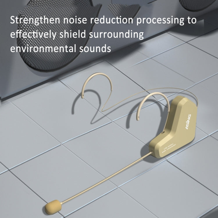 ASiNG S16  2.4G Wireless Voice Amplifier with Headset Microphone for Teachers Tour Guides With Strap Chain - free shipping - PMC Jewellery - Order now!