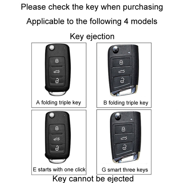 For Skoda Car Key Cover Multifunctional Keychain Anti-lost Number Plate(B) - Car Key Cases by PMC TechLife | Online Shopping South Africa | PMC TechLife | Buy Now Pay Later Mobicred