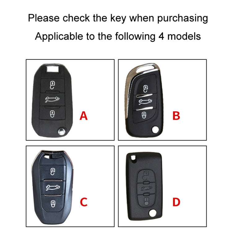 For Citroen Car Key Cover Multifunctional Keychain Anti-lost Number Plate(C) - Car Key Cases by PMC TechLife | Online Shopping South Africa | PMC TechLife | Buy Now Pay Later Mobicred