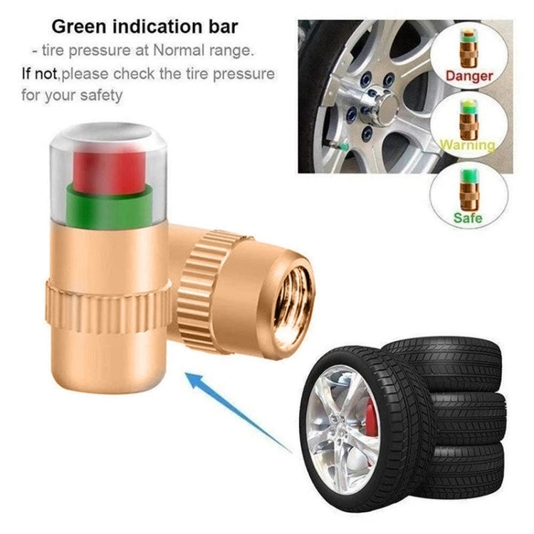 2.4BAR Vehicle Tire Pressure Monitoring Warning Cap, ������: Anti-theft with Wrench - Tire Valve Caps by PMC TechLife | Online Shopping South Africa | PMC TechLife | Buy Now Pay Later Mobicred