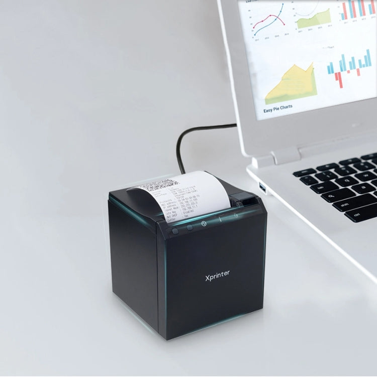 Xprinter XP-R330H 80mm Thermal Receipt Printer Sports Lottery Ticket Cashier Printer(UK Plug) - free shipping - PMC TechLife - Order now!