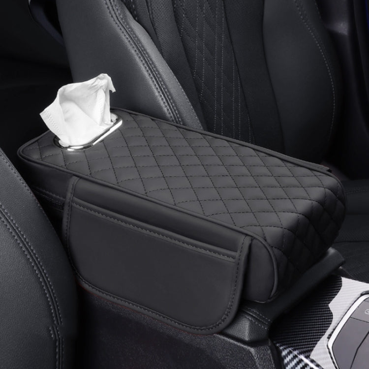 Car Armrest Box Booster Pad Widened Interior Tissue Box, Color: Black - Stowing Tidying by PMC TechLife | Online Shopping South Africa | PMC TechLife | Buy Now Pay Later Mobicred