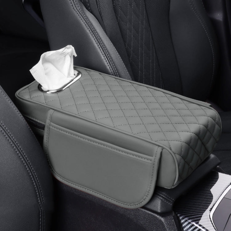 Car Armrest Box Booster Pad Widened Interior Tissue Box, Color: Gray - Stowing Tidying by PMC TechLife | Online Shopping South Africa | PMC TechLife | Buy Now Pay Later Mobicred