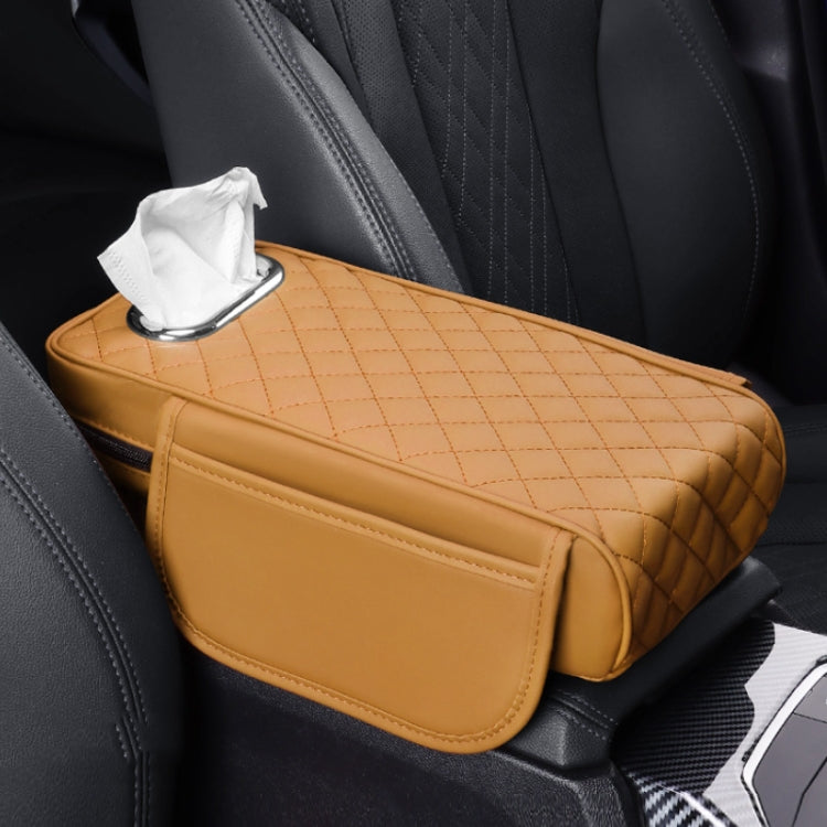 Car Armrest Box Booster Pad Widened Interior Tissue Box, Color: Brown - Stowing Tidying by PMC TechLife | Online Shopping South Africa | PMC TechLife | Buy Now Pay Later Mobicred