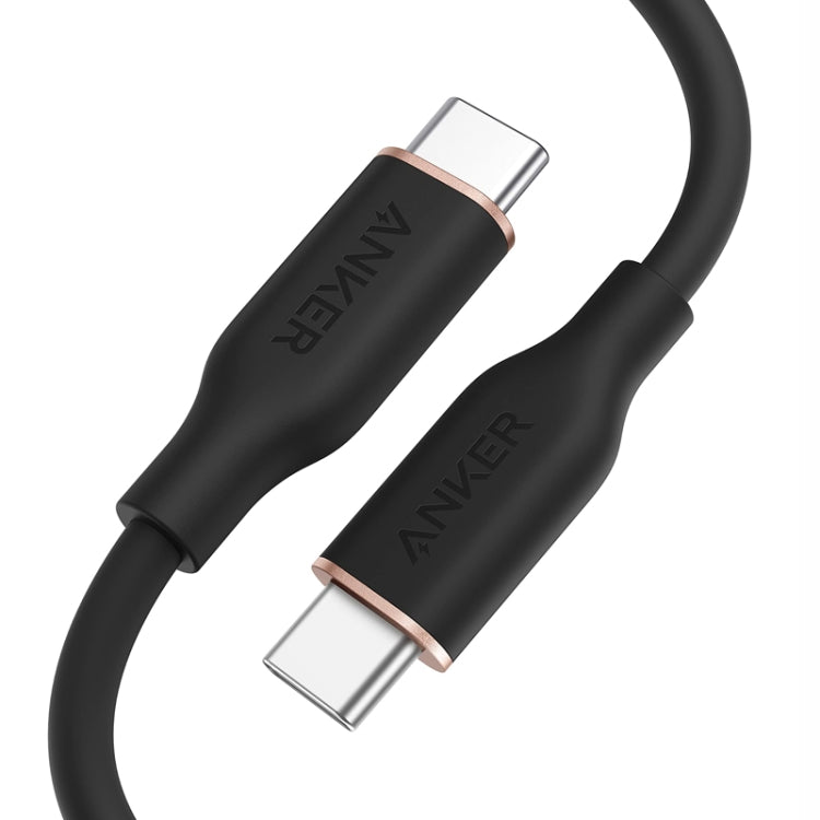 ANKER A8553 Powerline III 1.8m Skin Friendly Dual Type-C Data Cable PD100W Fast Charging Cable(Black) - free shipping - PMC TechLife - Order now!
