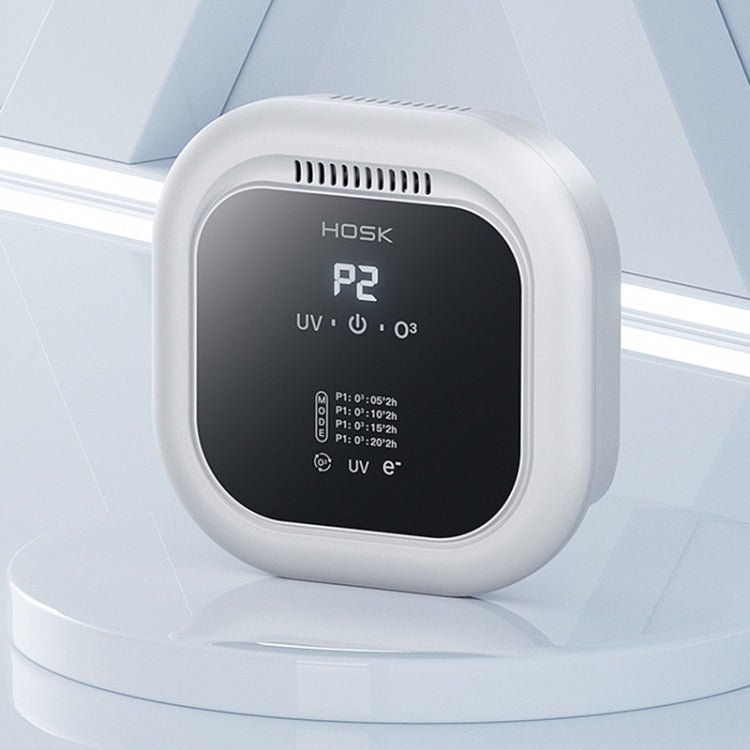 HOSK XT-01 UV Pet Air Purifier Household Deodorant Ozone Generator, Size: USB Plug(White) - free shipping - PMC TechLife - Order now!