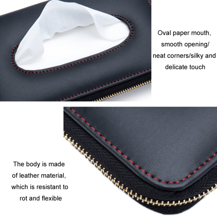Car Sun Visor Skylight Hanging Tissue Box(H055 Black) - Stowing Tidying by PMC TechLife | Online Shopping South Africa | PMC TechLife | Buy Now Pay Later Mobicred