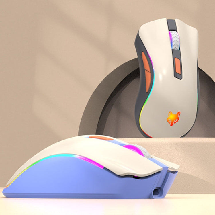 XUNSVFOX XYH52 Wireless Dual Mode Mouse Rechargeable And Silent Office Gaming Mouse(Shimmer) - free shipping - PMC Jewellery - Order now!