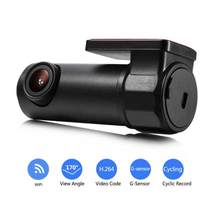 S600 1080P Wifi Dash Cam 170 Degree Wide Angle Lens Hidden Car Driving Recorder(Black) - Car DVRs by PMC TechLife | Online Shopping South Africa | PMC TechLife | Buy Now Pay Later Mobicred