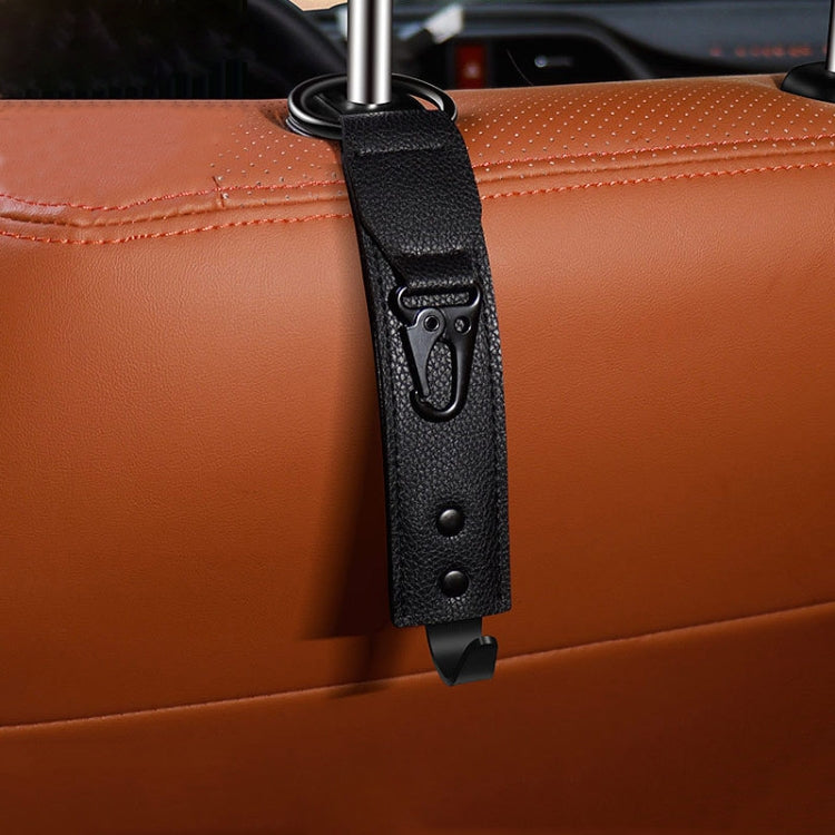 Car Seat Back Multifunctional Storage Metal Hook(Black) - Auto Fastener & Clips by PMC TechLife | Online Shopping South Africa | PMC TechLife | Buy Now Pay Later Mobicred