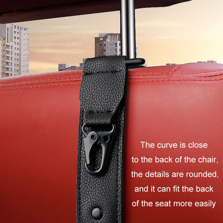 Car Seat Back Multifunctional Storage Metal Hook(Beige) - Auto Fastener & Clips by PMC TechLife | Online Shopping South Africa | PMC TechLife | Buy Now Pay Later Mobicred