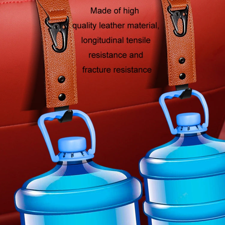 Car Seat Back Multifunctional Storage Metal Hook(Black) - Auto Fastener & Clips by PMC TechLife | Online Shopping South Africa | PMC TechLife | Buy Now Pay Later Mobicred