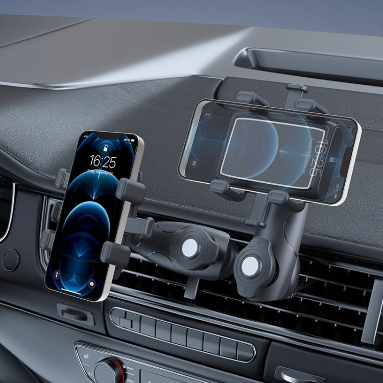 Car Multifunctional 360-degree Rotating Mobile Phone Holder(Air Outlet Model) - Car Holders by PMC TechLife | Online Shopping South Africa | PMC TechLife | Buy Now Pay Later Mobicred