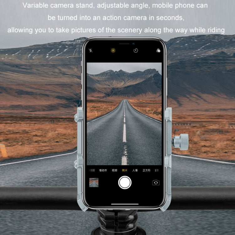 JOHORSE Bicycle Shockproof Mobile Phone Holder Motorcycle Riding Equipment, Color: Stem Red - Holders by JOHORSE | Online Shopping South Africa | PMC TechLife | Buy Now Pay Later Mobicred