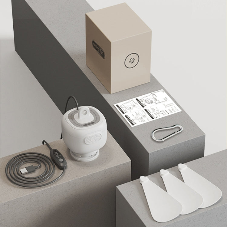 USB Plug-in Version Small Ceiling Fan Camping Outdoor Portable Hanging Fan(White) - Electric Fans by PMC TechLife | Online Shopping South Africa | PMC TechLife | Buy Now Pay Later Mobicred