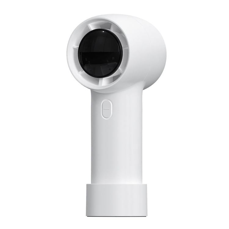 Outdoor Handheld Turbine Digital Display 100-Speed High-Speed Mini Fan, Color: White - Electric Fans by PMC TechLife | Online Shopping South Africa | PMC TechLife | Buy Now Pay Later Mobicred