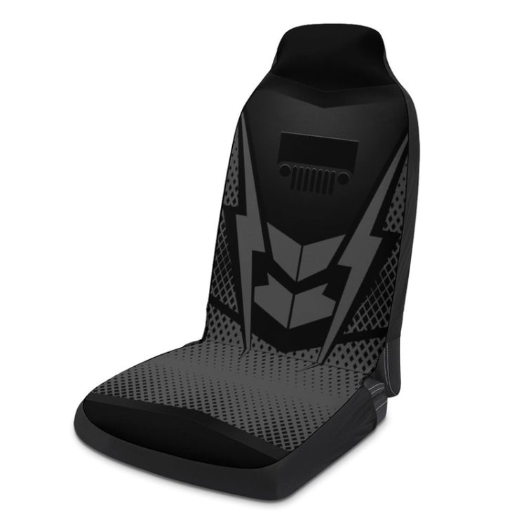 Car Universal Printed Seat Protector Automobile Decoration Supplies(Black) - Seat Accessories by PMC TechLife | Online Shopping South Africa | PMC TechLife | Buy Now Pay Later Mobicred