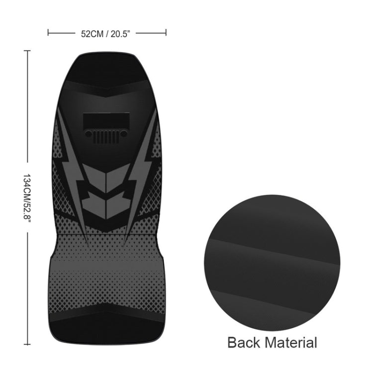 Car Universal Printed Seat Protector Automobile Decoration Supplies(Black) - Seat Accessories by PMC TechLife | Online Shopping South Africa | PMC TechLife | Buy Now Pay Later Mobicred