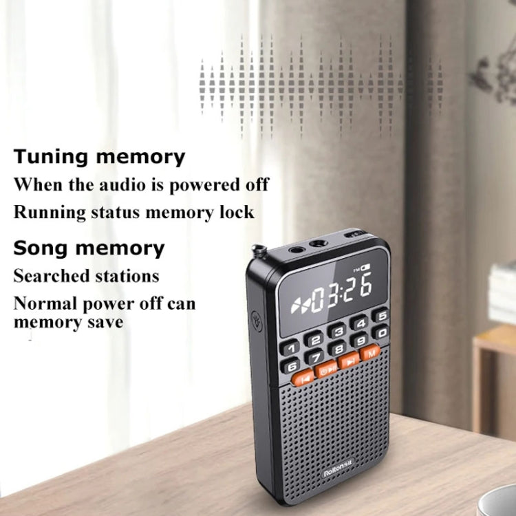 Rolton T1 Portable Radio Receiver Old People Singing Opera Player Mini Stereo Walkman(White) - Radio Player by Rolton | Online Shopping South Africa | PMC TechLife | Buy Now Pay Later Mobicred
