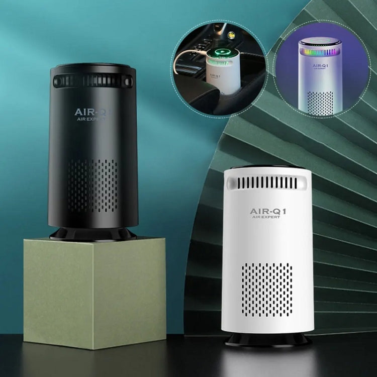 Car Negative Ion Air Purifier Odor Removal Aromatherapy(White) - Air Freshener by PMC TechLife | Online Shopping South Africa | PMC TechLife | Buy Now Pay Later Mobicred